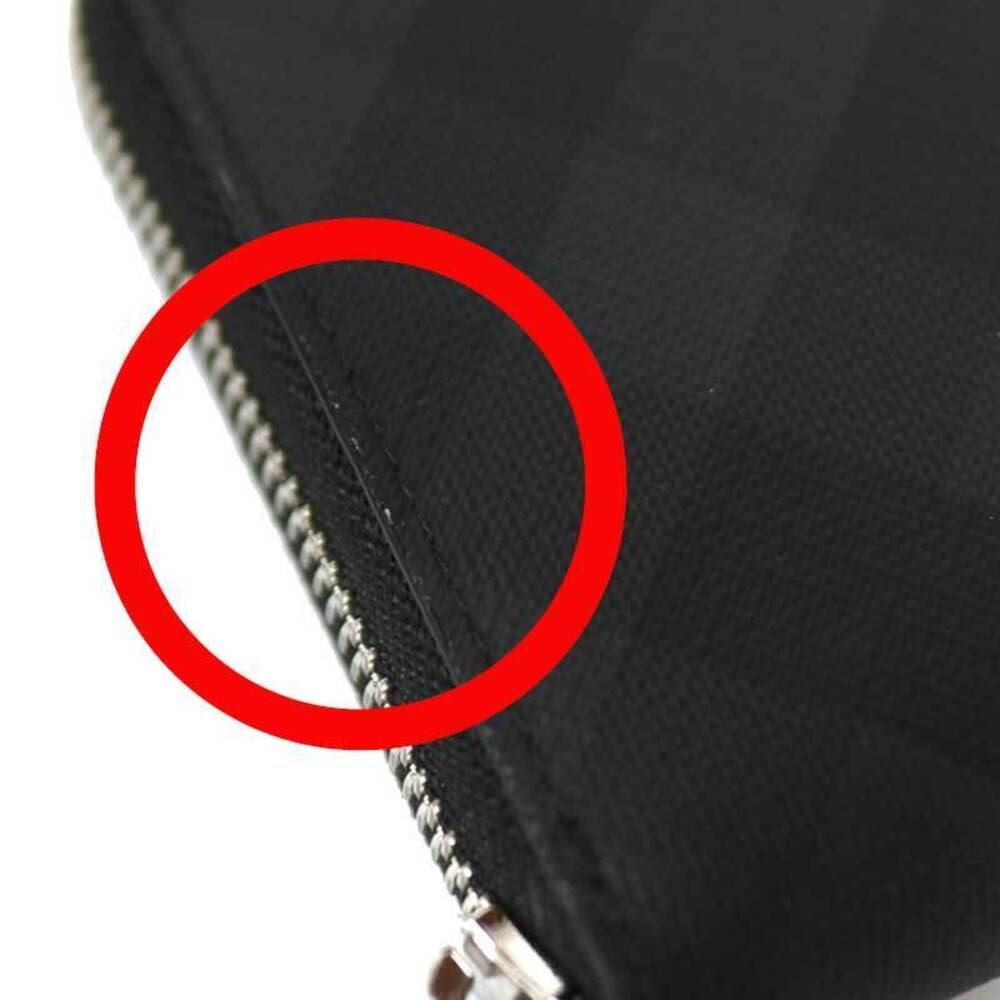 Burberry Wallet Around Zip Black Check Canvas - Picture 8 of 8